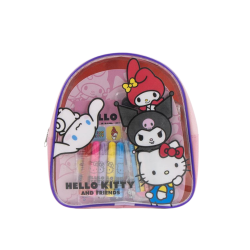 ZAINETTO HELLO KITTY  CON ACCESSORI COLORI