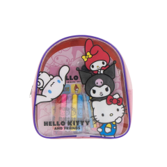 ZAINETTO HELLO KITTY  CON ACCESSORI COLORI