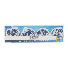 SET GOMME PER CANCELLARE 4 PEZZI SONIC