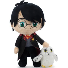 PELUCHE HARRY POTTER + EDVIGE 30 CM