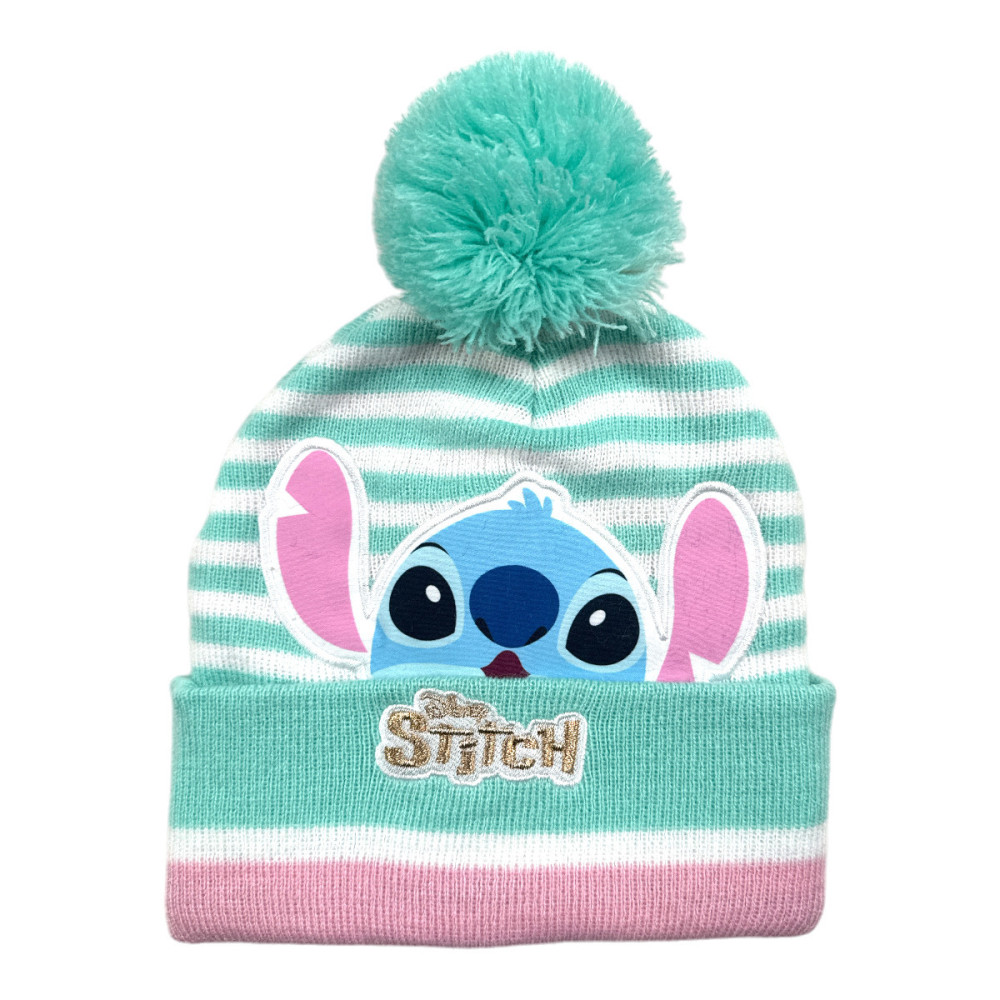 CAPPELLO CON PON PON STITCH