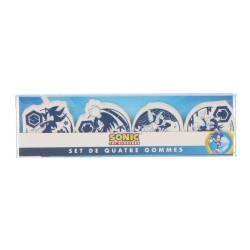 SET GOMME PER CANCELLARE 4 PEZZI SONIC