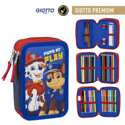 SET 3 ZIP ASTUCCIO E ACCESSORI GIOTTO SCUOLA PAW PATROL
