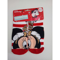 CALZE ANTISCIVOLO MINNIE NATALE