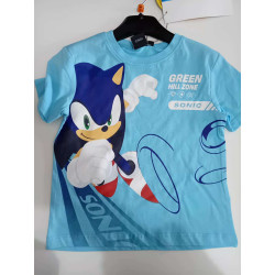 T-SHIRT SONIC AZZURRA