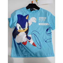 T-SHIRT SONIC AZZURRA