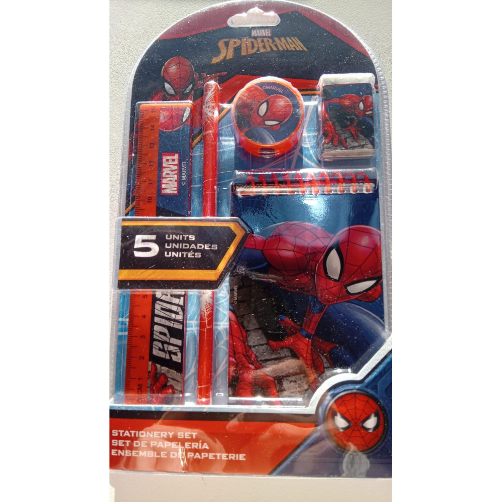 Set cancelleria spiderman