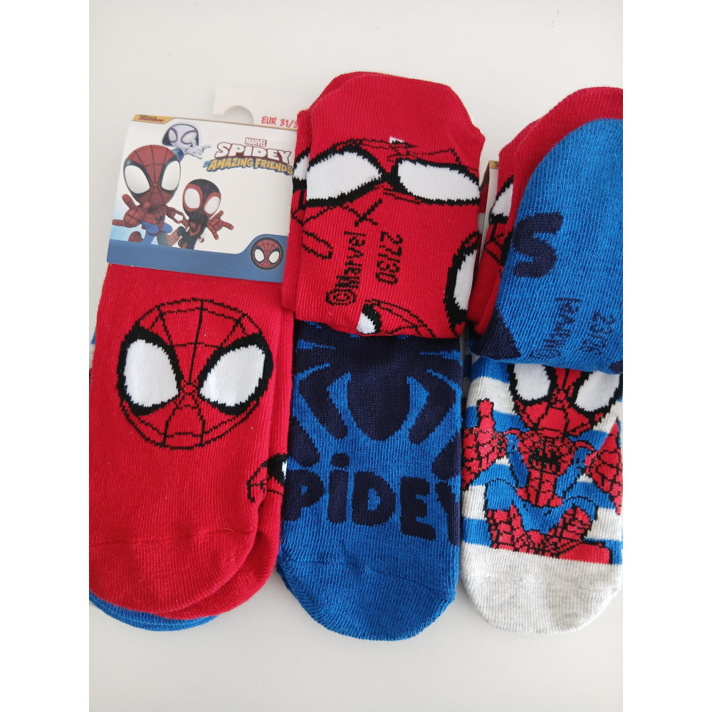 TRIPACK CALZINI SPIDERMAN