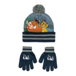 SET CAPPELLO E GUANTI RE LEONE